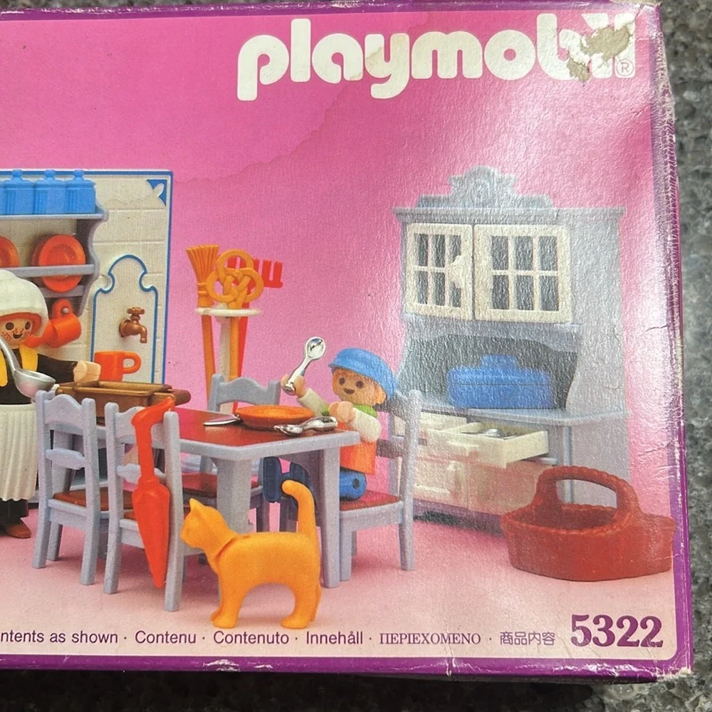 Playmobile 5322 Vintage collectible made in Germany 1992 Kitchen set